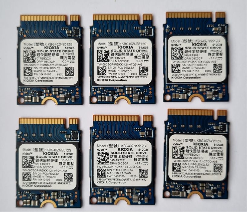 SSD диск 512Gb Nvme M.2 2230 KIOXIA