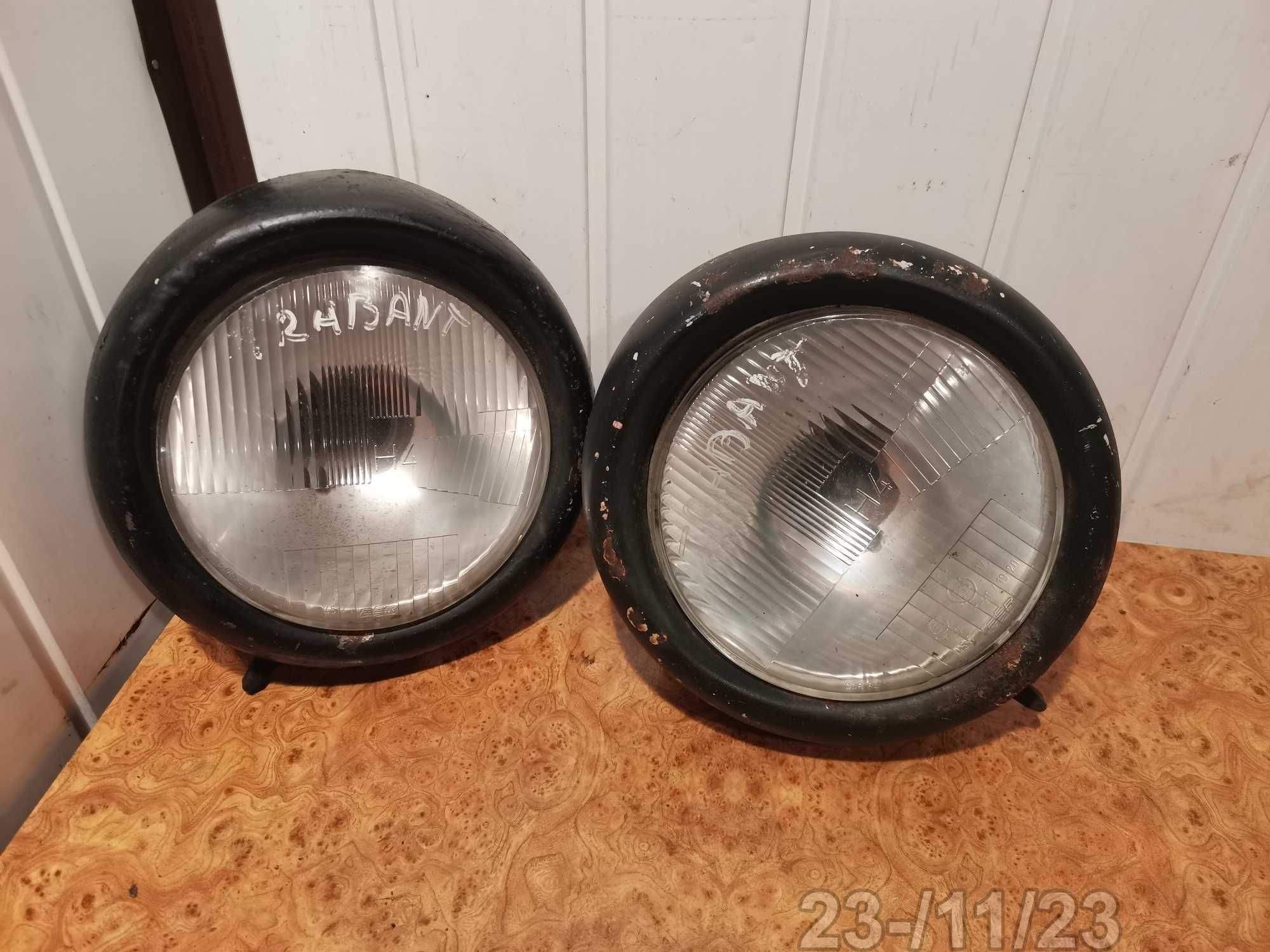 Trabant lampy przód komplet lamp przednich lampa