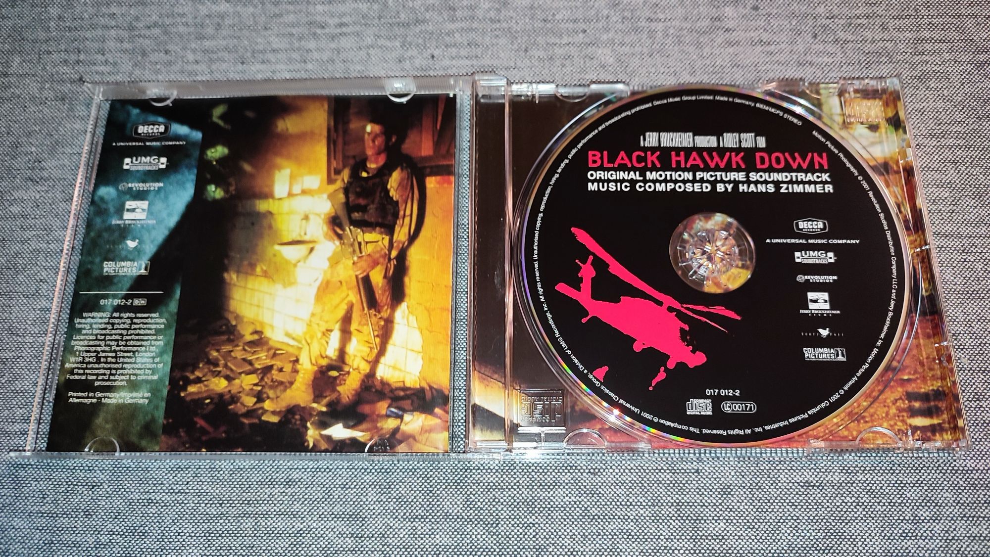 CD Płyta Soundtrack Black Hawk Down Helikopter W Ogniu