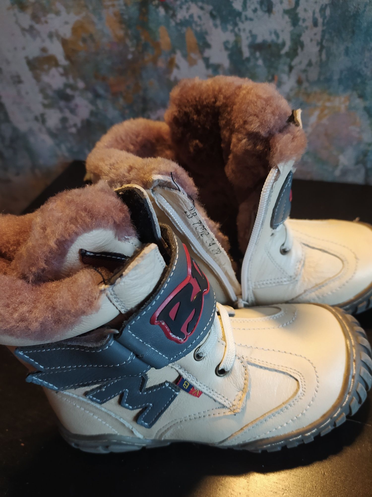 buty zimowe dziewczęce skórzane rozmiar 28 Vinny Bear