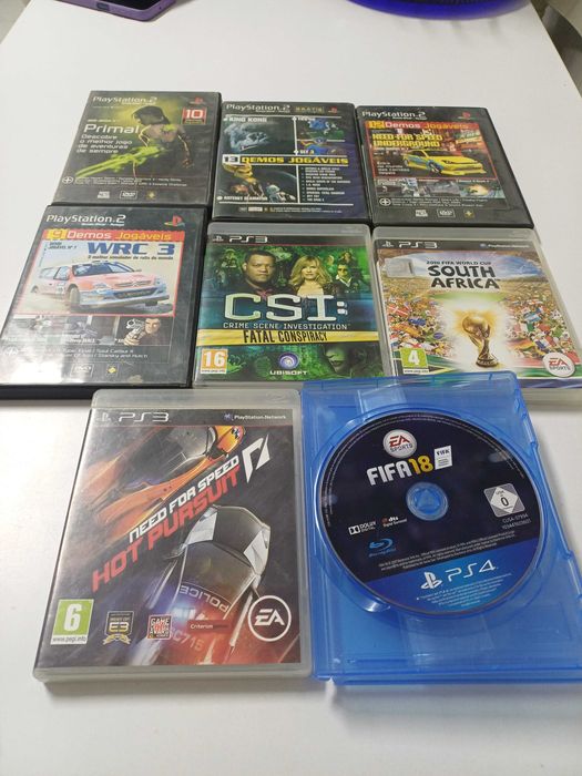 Jogos para PSP2/3/4 8 unidades