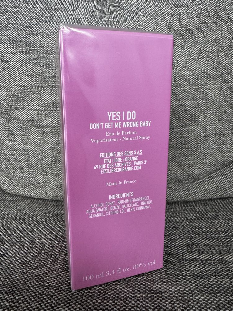Etat Libre d`Orange Don't Get Me Wrong Baby, Yes I Do