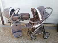 Conjunto bege com cromado  Bebecar