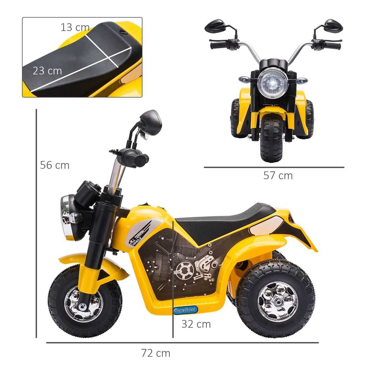 Motocykl elektryczny dla dzieci