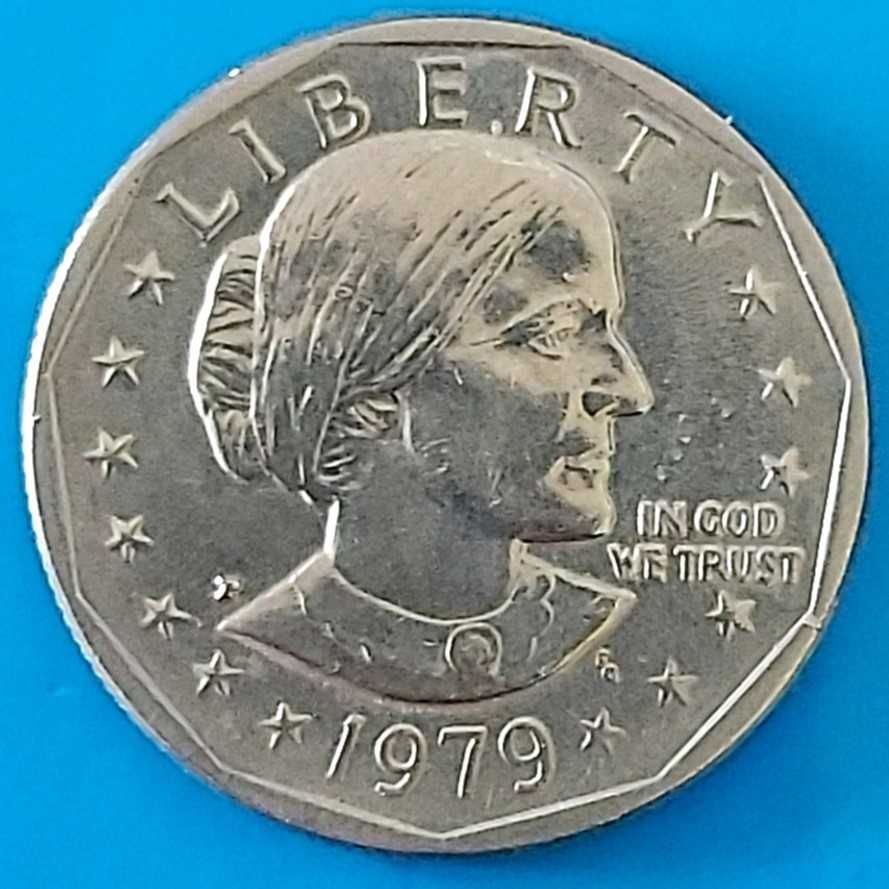 One Dólar de 1979 (P) dos EUA, Susan B. Anthony