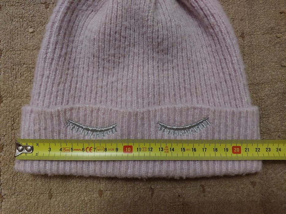 Шапки разные шапочки деми зима на девочку 5-10 лет рубчик демисезонные
