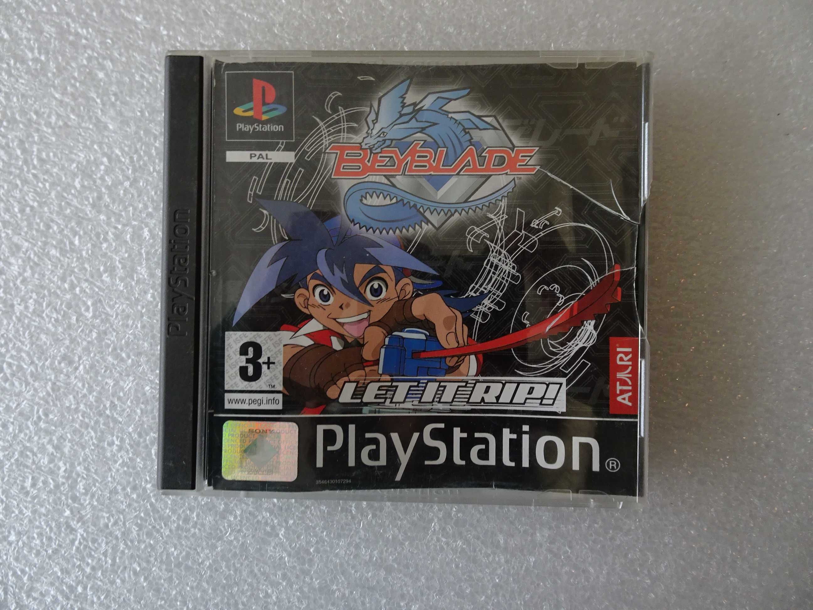 Jogo Playstation 1 - Beyblade - Let it Rip!