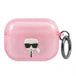 Karl Lagerfeld KLAPUKHGP AirPods Procover różowy/pink Glitter Karl`s