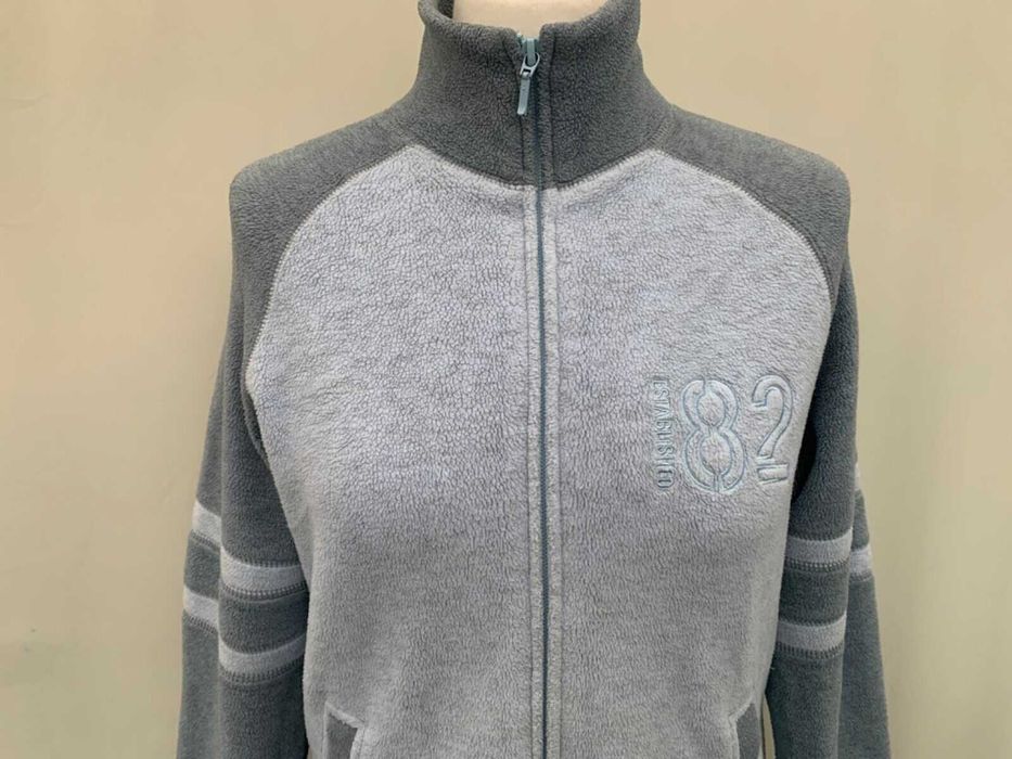 Флисовая женская кофта толстовка next, размер 14/42 с молнией