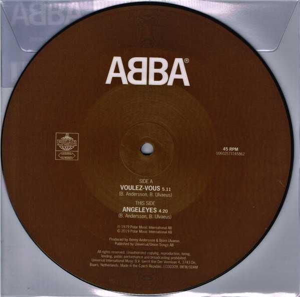 ABBA- VOULEZ-VOUS/ANGELEYES- EP -płyta nowa , zafoliowana