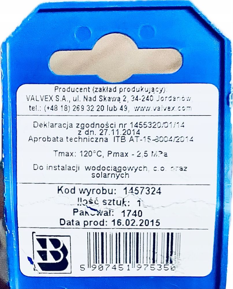 Zawór kulowy Valvex 2'' ONYX DN50-NN-PN25-DSt