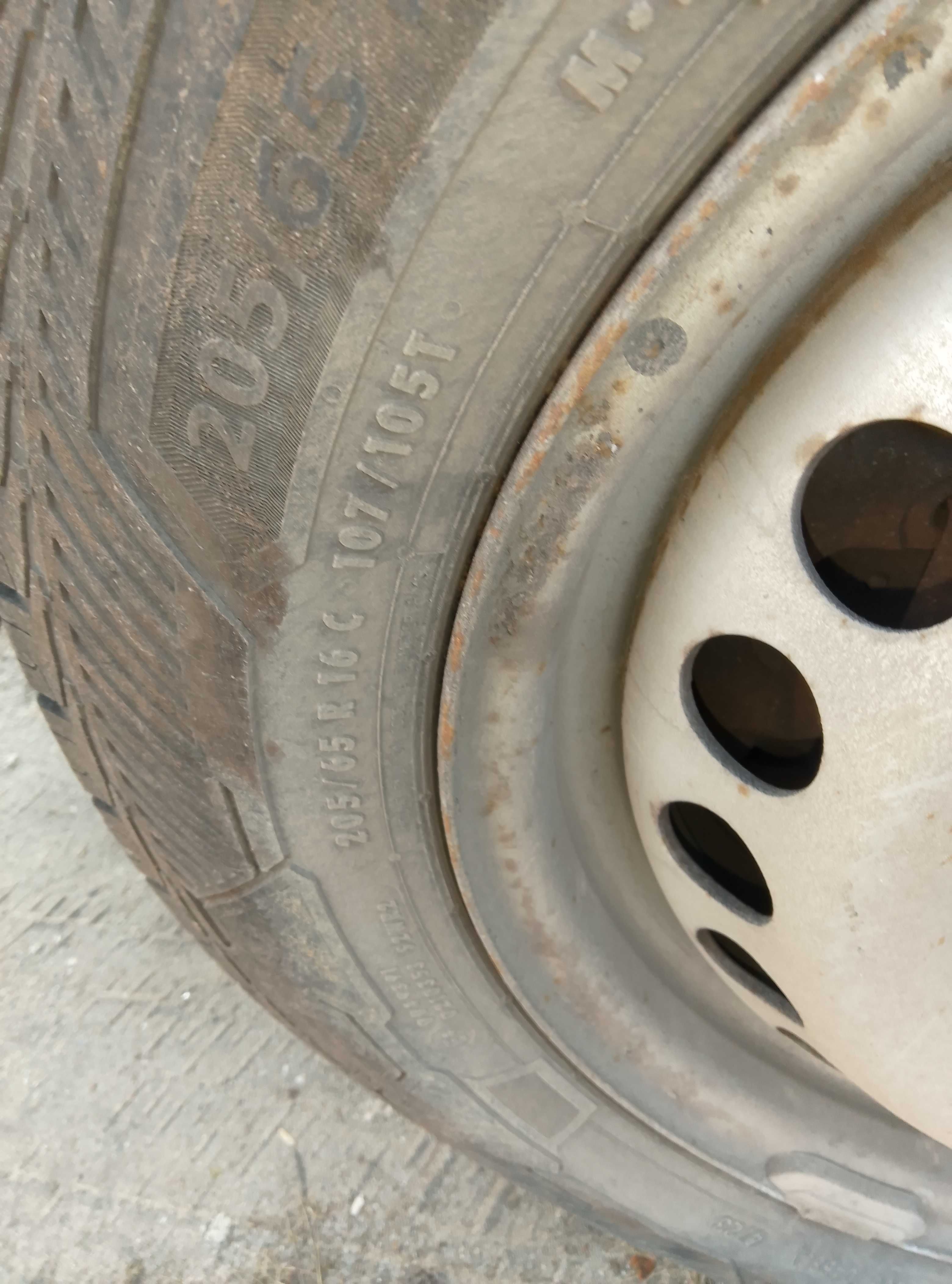 FELGA STALOWA R16 R 16 KOŁO OPONA transporter t5 części komplet 4 szt