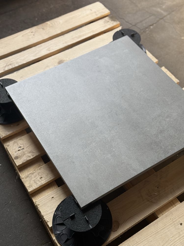 Płytki Tarasowe 60x60 Flairstone Dust 2.0 2 CM 20 MM Ciemno Szary