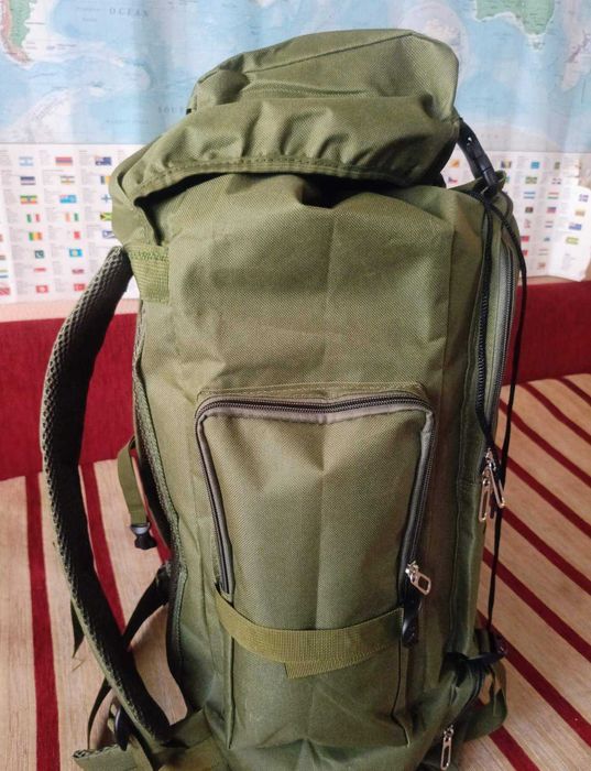 Военний рюкзак олива на 70 літрів