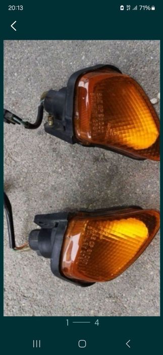 Piscas novos e frente