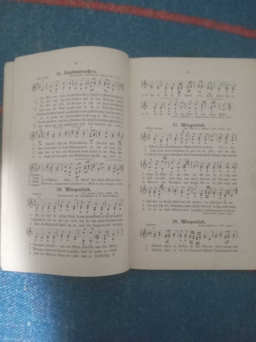 Любекский Песенник второй выпуск 1909 на немецком языке
