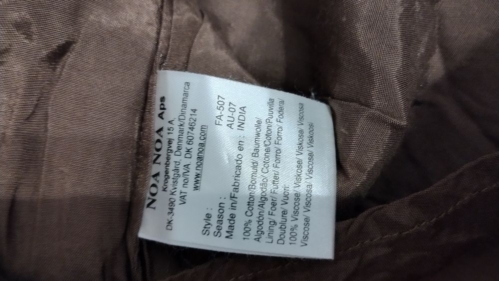 Retro bawełniana spódnica maxi marki Noa Noa.