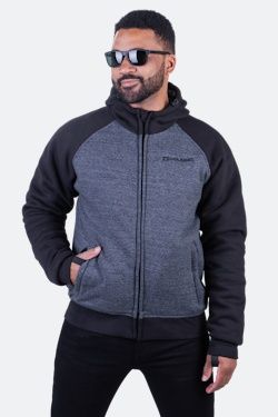 Urban Sport Aramid MC Hoodie Black Motard