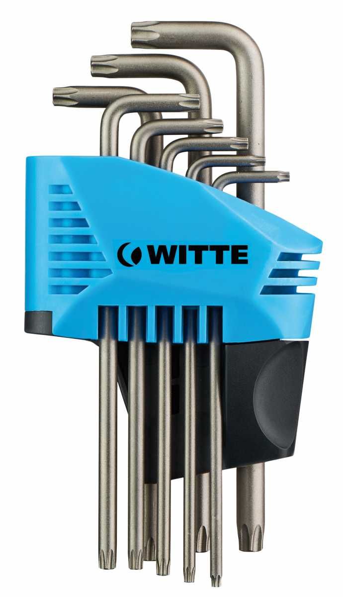 Набір кутових ключів WITTE PRO 8 ін. TORX Т9-Т40 Німеччина