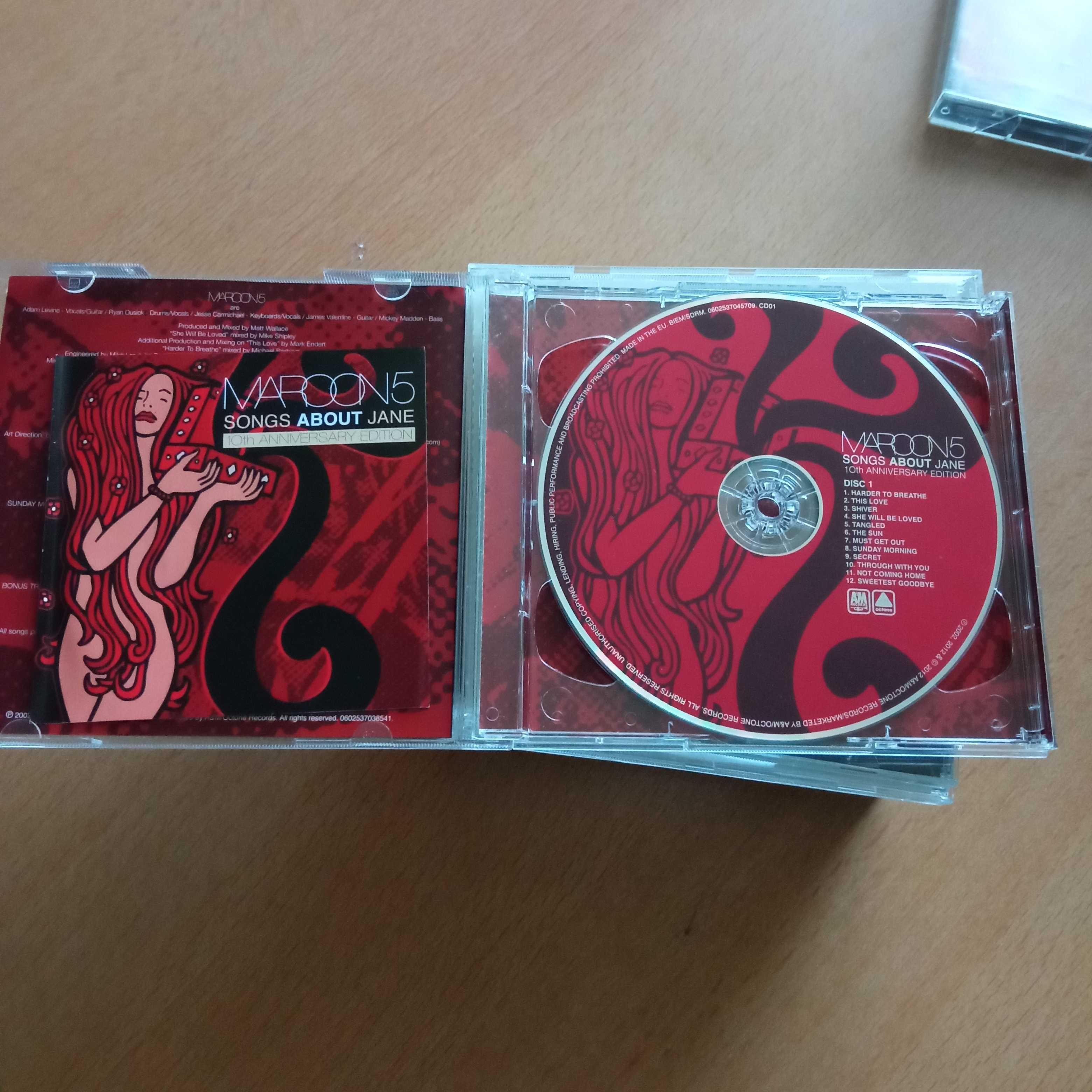 Maroon5 songs about Jane płyta CD