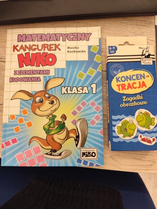 Zagadki matematyczne + kangurek Niko klasa 1