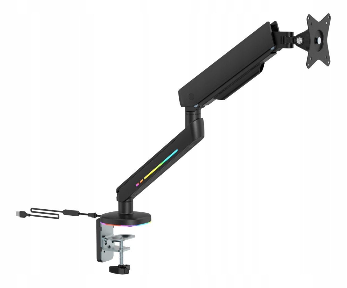 Regulowany Uchwyt Do Monitora Rgb 17-32" Deltaco - Outlet GAM-134-O