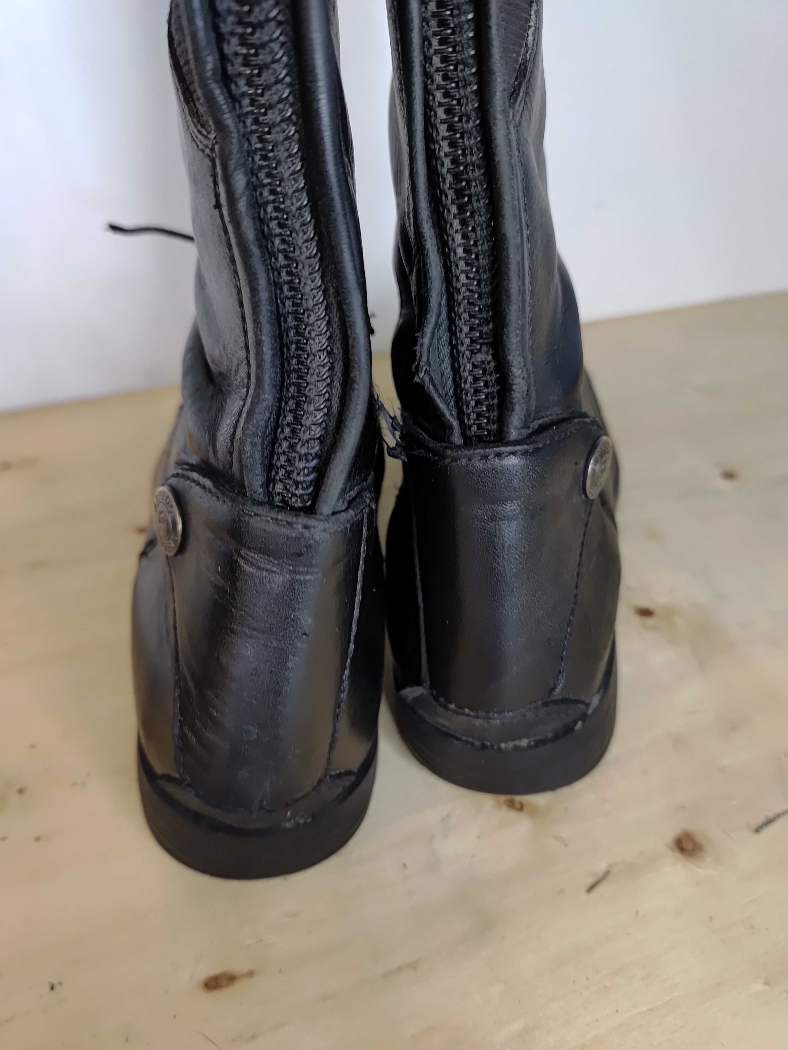 264.38. Oficerki Steeds Brasilia, roz: 38 Slim Short, łyd: 31cm