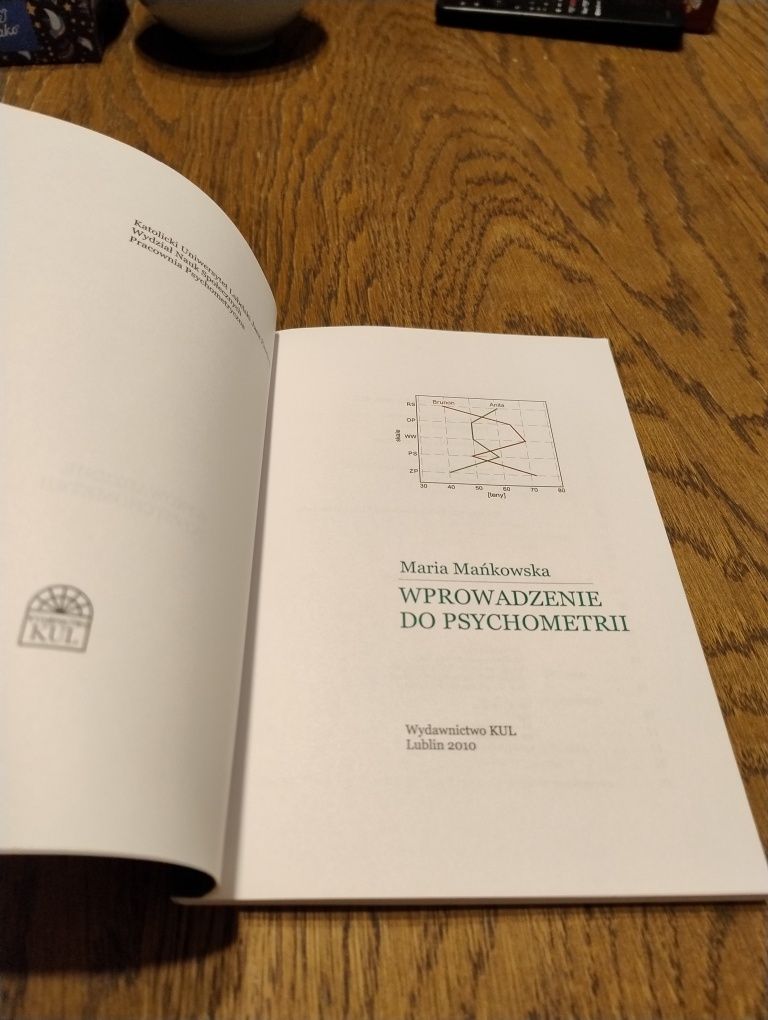 Wprowadzenie do psychometrii. Mańkowska