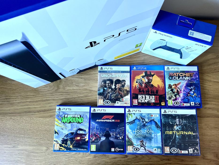 Playstation 5 Standard + Jogo à escolha + comando dualsense PS5