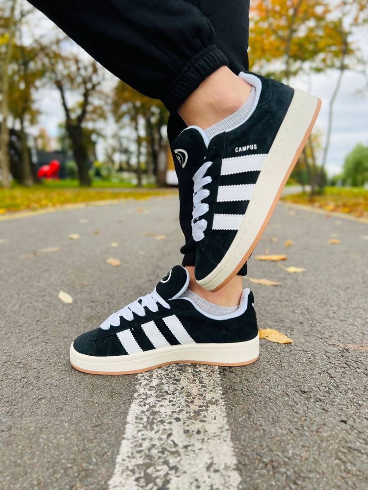 Кросівки Adidas Campus Black White 36-45