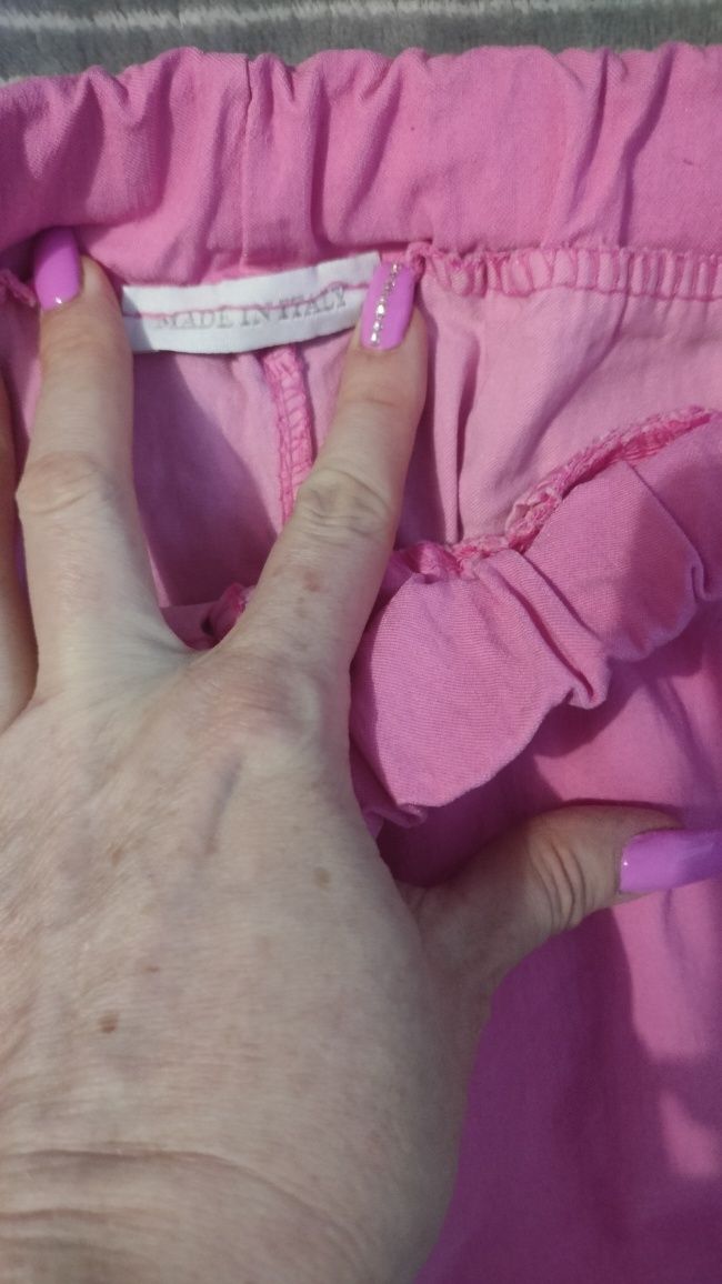 Wloskie Spodnie damskie rozm xl nowe wysyłka InPost paczkomat etykiet