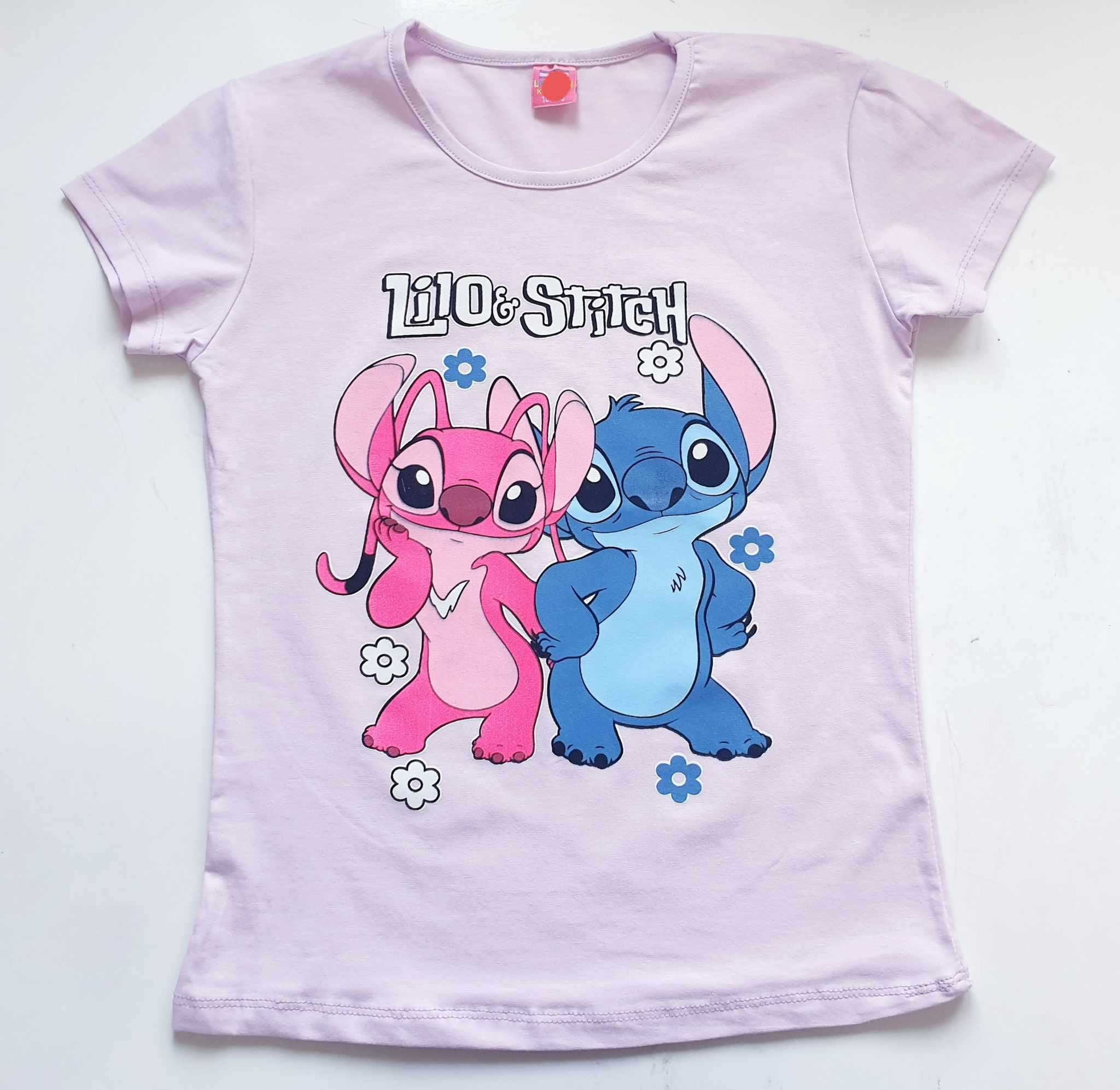 Stitch nowa koszulka dziewczęca 128 cm