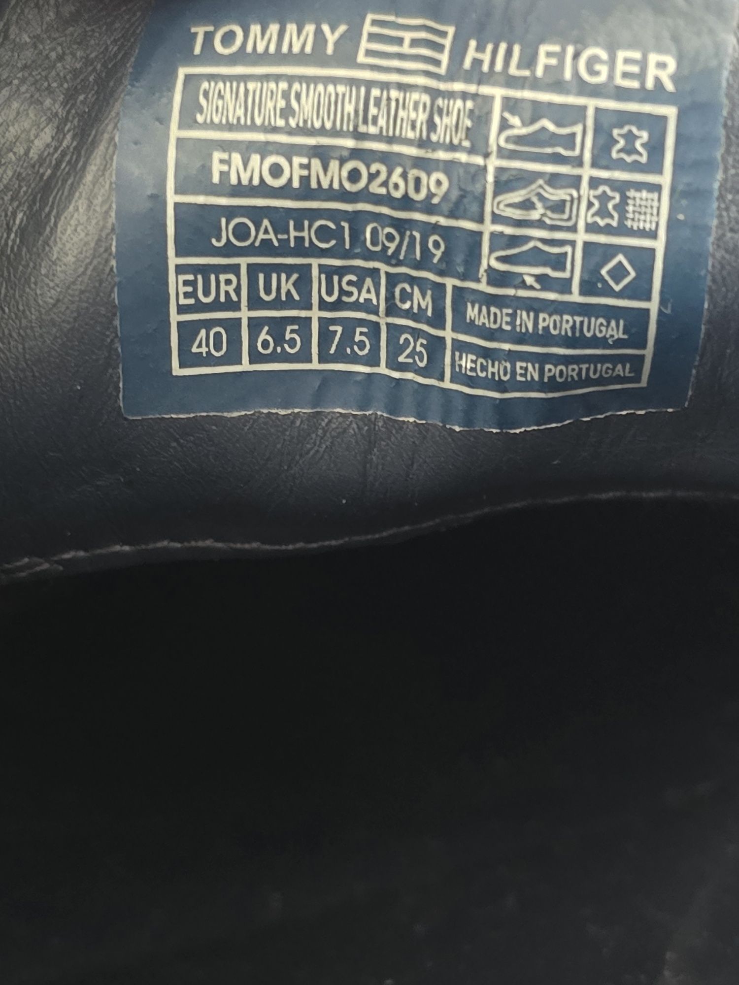 Okazja Półbuty męskie Tommy Hilfiger