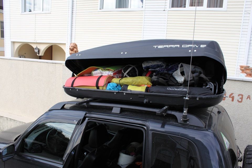 Автобокс автомобильный Terra Drive багажник для авто бокс на крышу дах