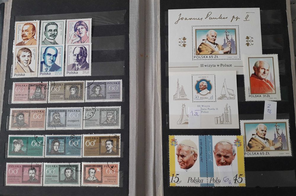 znaczki pocztowe z klaserem