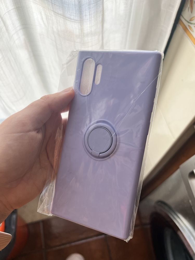 Capa samsung note 10 plus lilas