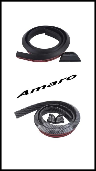 Aileron/Lip/Spoiler Traseiro Universal (Preto Mate ou Carbono)