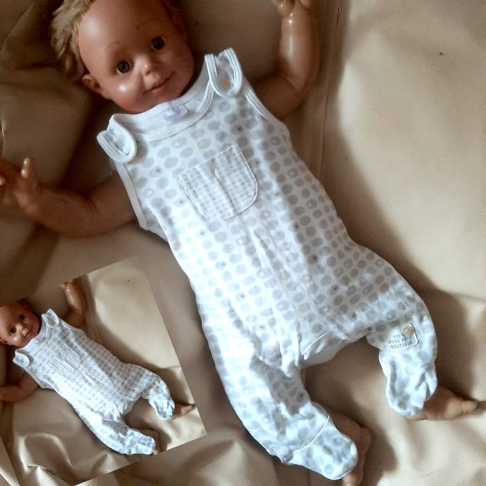 Zestaw roz 56/62 7 sztuk śpioszki mega paka komplet dla chłopca wypraw