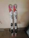 Narty juniorskie dla dziewczyny 130cm