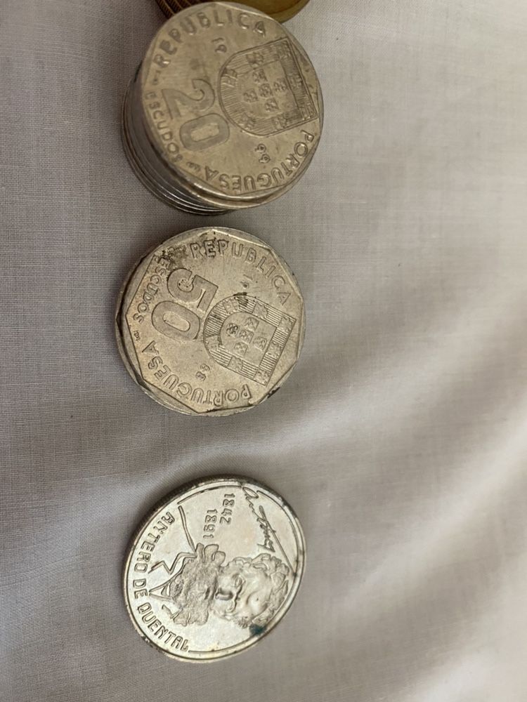Colecao moedas portuguesas 50