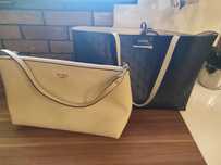 Torebka Shopper Guess, czarna, z wkładką, stan idealny