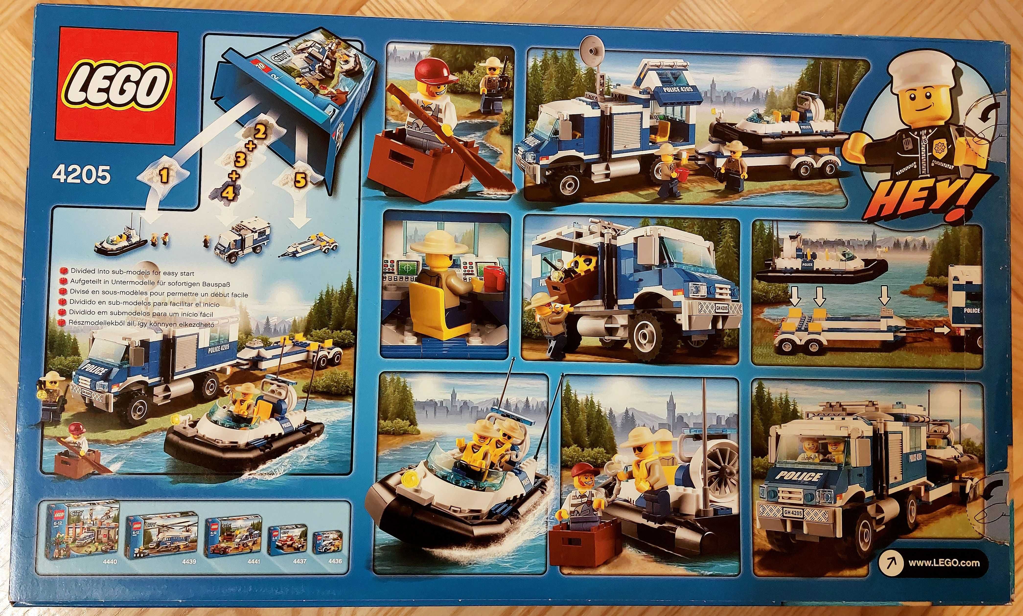 LEGO CITY 4205 zestaw auto policyjne i ponton