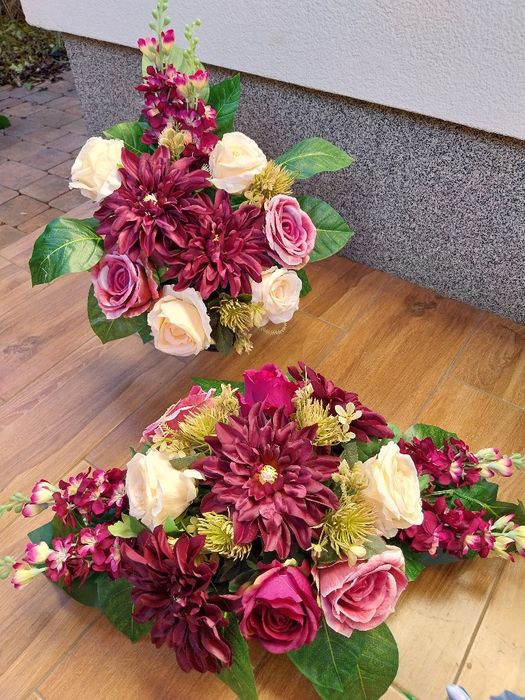 Komplet nagrobny wiązanka