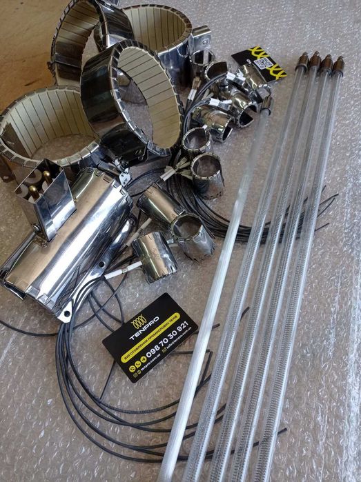 Слюдяной миканитовый хомутовый нагреватель. Кольцевой тен. ТЭН хомут