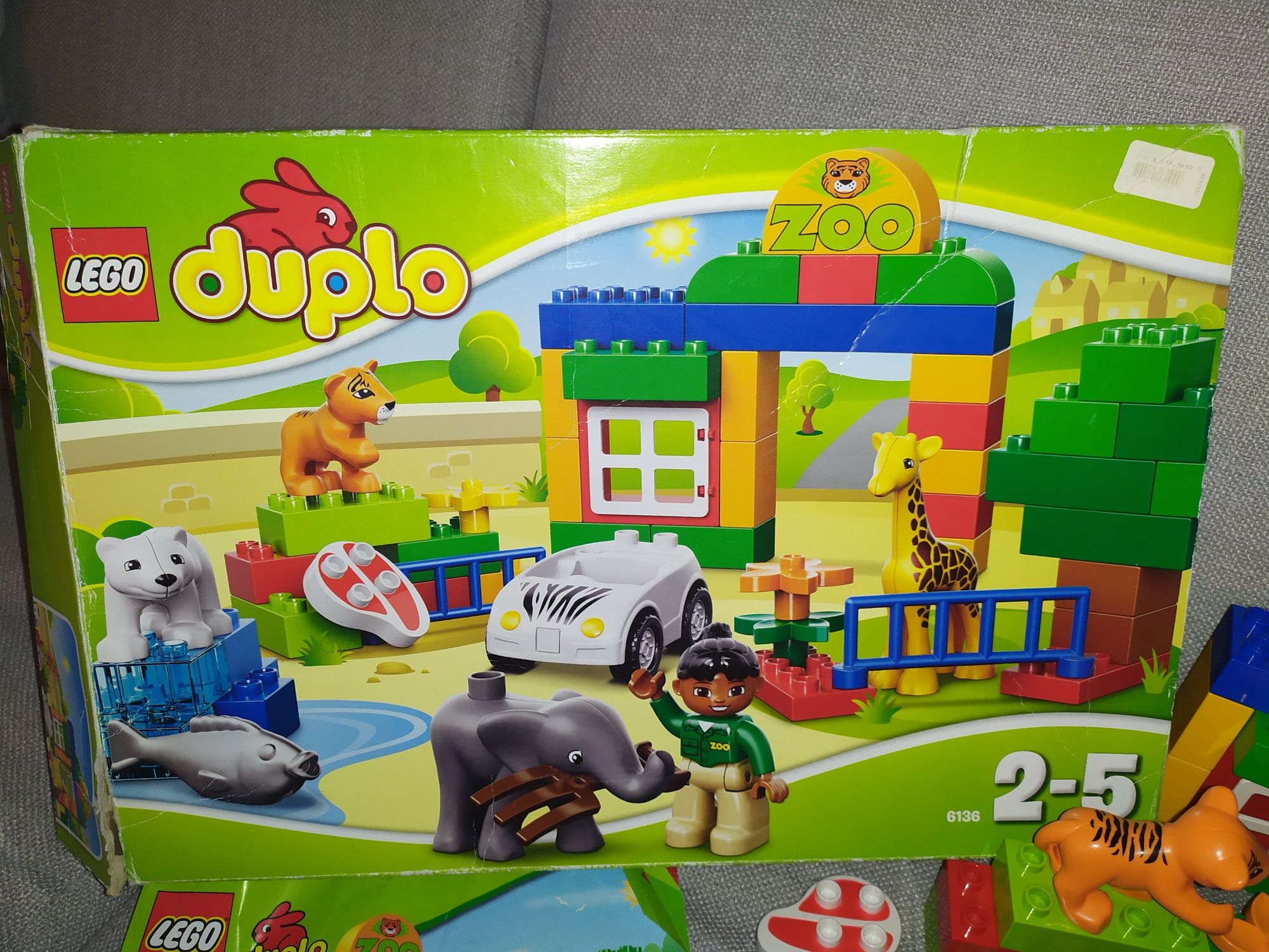 Okazja ! 2w1 Lego Duplo Moje pierwsze zoo i Rolnik sam w dolinie