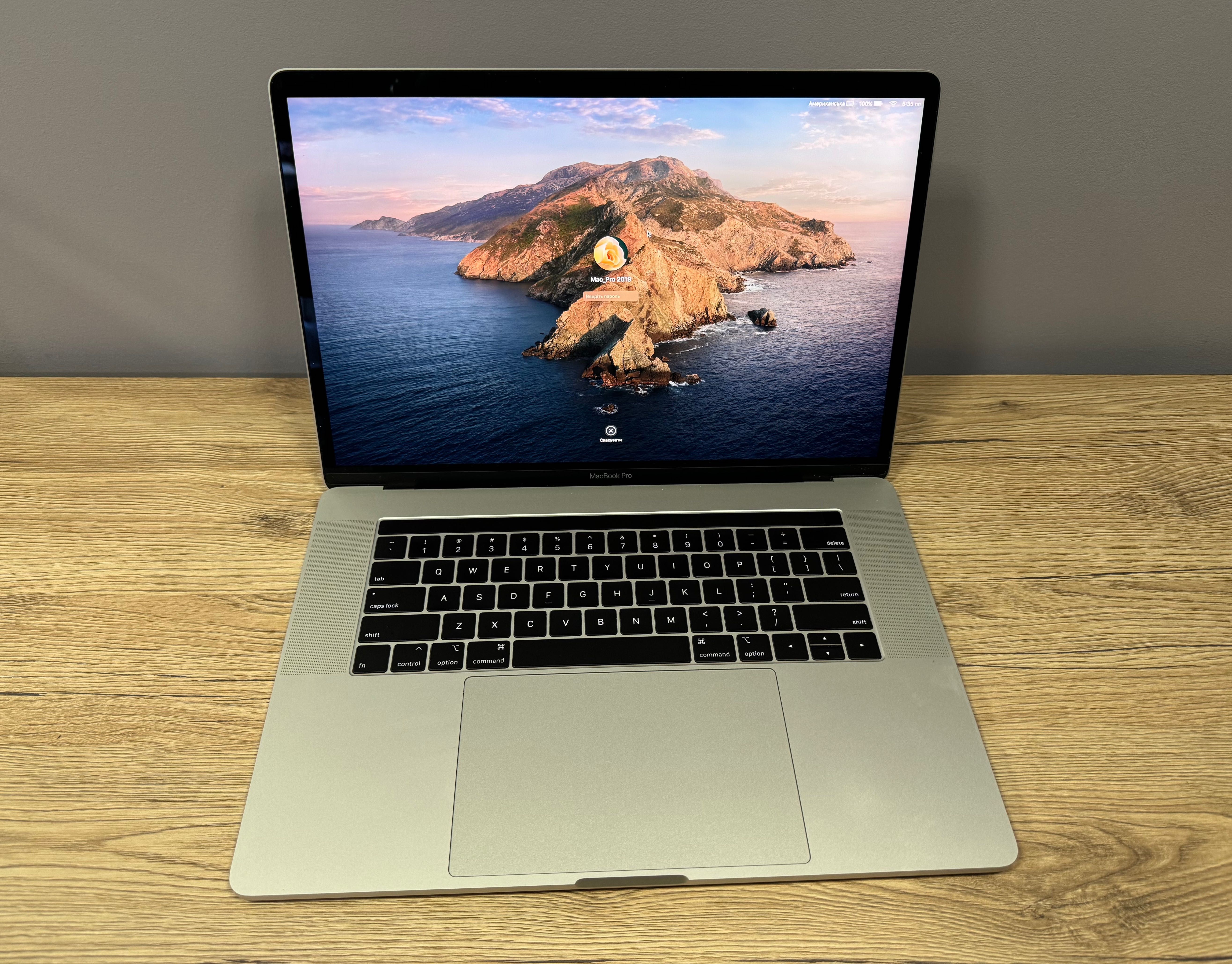 Вживаний MacBook Pro 15 ( 2019) i7 2.6/ 16/ 256 / Radeon Pro 555X