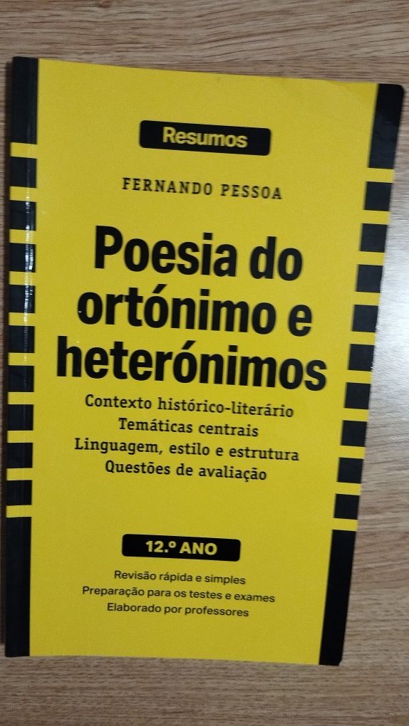 Resumos Fernando Pessoa