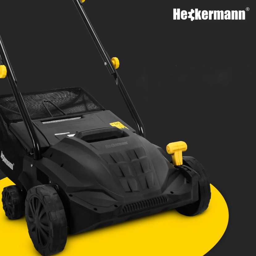 Аератор електричний Heckermann 30 см , 30 L , 2000 W , розпушувач трав