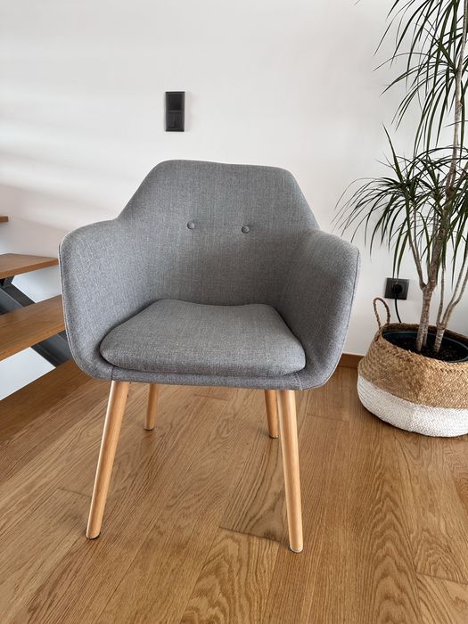 Cadeiras de sala estilo Nordico - 4 unidades