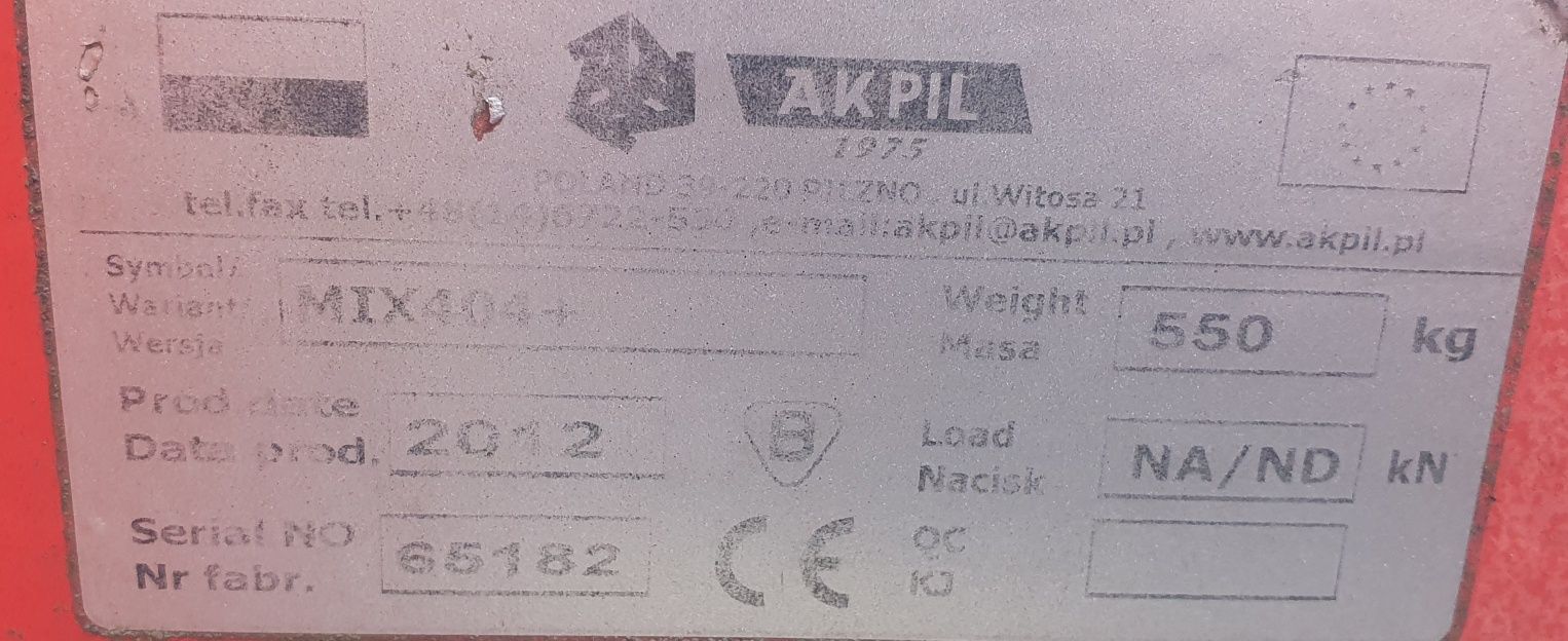 Pług Jednobelkowy Zagonowy Akpil MIX 40 4+